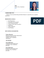 Resume Format