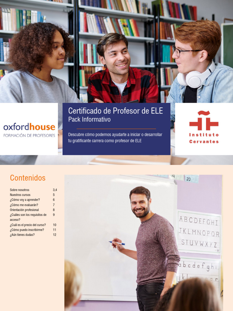 Certificado de Profesor de ELE Online | PDF | Enseñando | Maestros