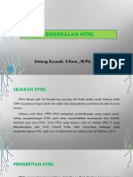 Pengenalan Tentang HTML..