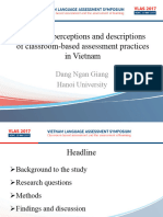 BC - Teachers' Perceptions and Descriptions of Classroom-Based Assessment Practices in Vietnam
