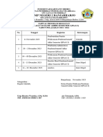 Jadwal Program Kegiatan Psas Tp. 22-23 Ok