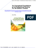 Test Bank For Conceptual Foundations The Bridge To Professional Nursing Practice 5th Edition Creasia