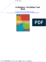 Management Robbins 11th Edition Test Bank