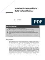 Sustainable Leadership in Multi-Cultural Teams