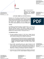Indulto A Fujimori: Resolución Del TC Declara Improcedentes Los Pedidos de Aclaración