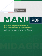 Manual para La Implem. Del Protocolo de Estado y Ceremonias Midagri PDF