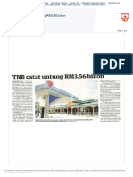 TNB Catat Untung RM3.56 Bilion