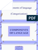 Components of Language 2