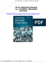 Test Bank For Interactive General Chemistry 1st Edition Macmillan Learning