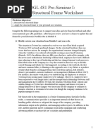 Module 2 Pca Structural Frame Worksheet - Jose Rojo Rodriguez