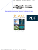 Test Bank For Physics For Scientists and Engineers 4th Edition Douglas C Giancoli