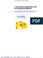 Managerial Accounting Jiambalvo 5th Edition Solutions Manual