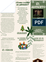 Flyer Folleto Triptico Plantas Vivero Divertido Moderno Orgánico Verde