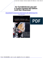 Test Bank For Constitutional Law and The Criminal Justice System 6th Edition J Scott Harr Download