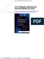 Test Bank For Pilbeams Mechanical Ventilation 6th Edition by Cairo