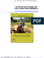 Test Bank For Plants and Society 8th Edition Estelle Levetin Karen Mcmahon