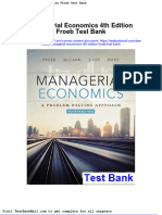 Managerial Economics 4th Edition Froeb Test Bank