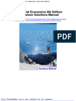 Managerial Economics 8th Edition Samuelson Solutions Manual