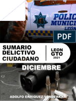 Sumario Delictivo Diciembre 2021