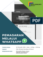 Pemasaran Melalui Whatsapp Business