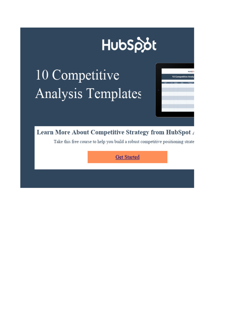 10 FREE COMPETITIVE MARKETING ANALYSIS TEMPLATES FOR 2026 visual data 2