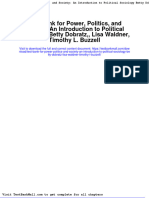 Test Bank For Power Politics and Society An Introduction To Political Sociology Betty Dobratz Lisa Waldner Timothy L Buzzell