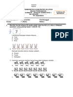 PTS (STS) MATEMATIKA Kelas 1