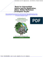 Test Bank For Intermediate Microeconomics and Its Application 12th Edition Walter Nicholson Christopher Snyder