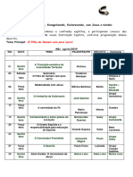 Programação Doutrinária Do XXIV SEMILUZ 2019 Atualizada