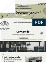 2.3. Presentación