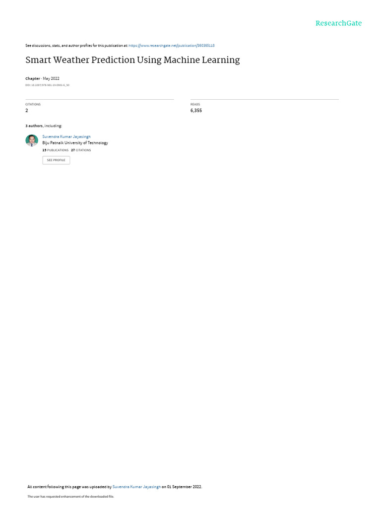 PublishedPaperNo.8 2022 | PDF | Machine Learning | Support Vector Machine