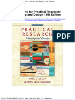 Test Bank For Practical Research Planning and Design 11th Edition