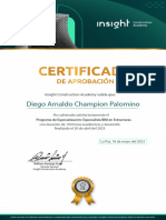 Certificado Ica2301 Bim en Estructuras - Diego A. Champion P.
