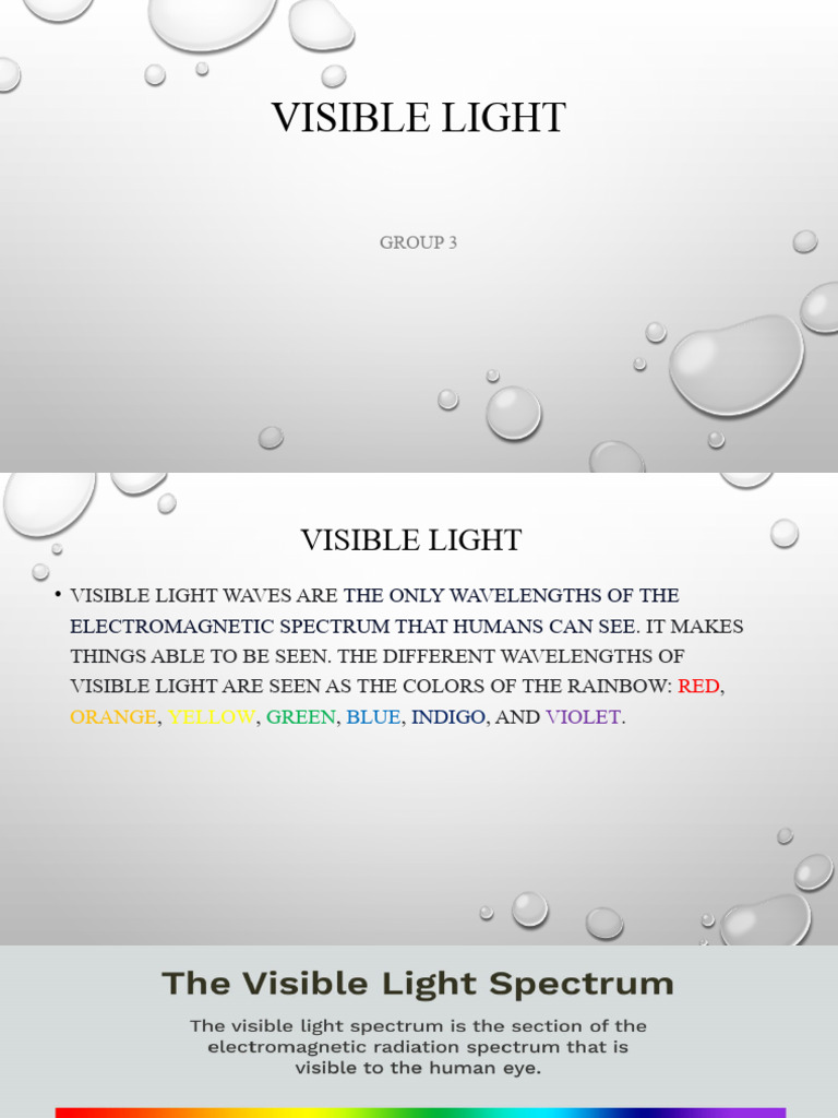 Visible Light | PDF