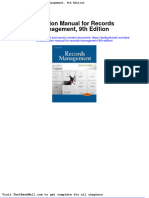 Solution Manual For Records Management 9th Edition