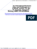 Test Bank For International Business Opportunities and Challenges in A Flattening World Version 3 0 by Mason A Carpenter Sanjyot P Dunung Isbn 9781453386842