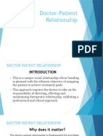 Doctor Patinet Relationship