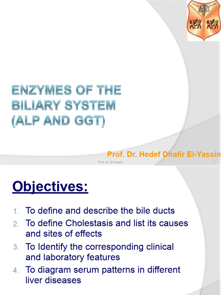 L9 Biliary Enzymes PDF Liver Organ (Anatomy)
