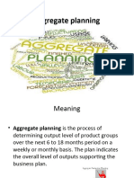 Aggregate Planning