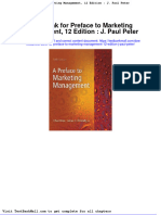 Test Bank For Preface To Marketing Management 12 Edition J Paul Peter