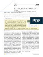 Nanostructured Mn-Doped V2O5 Cathode Material Fabricated From Layered Vanadium Jarosite