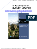 Solution Manual For Revel For Introduction To Python Programming and Data Structures y Daniel Liang