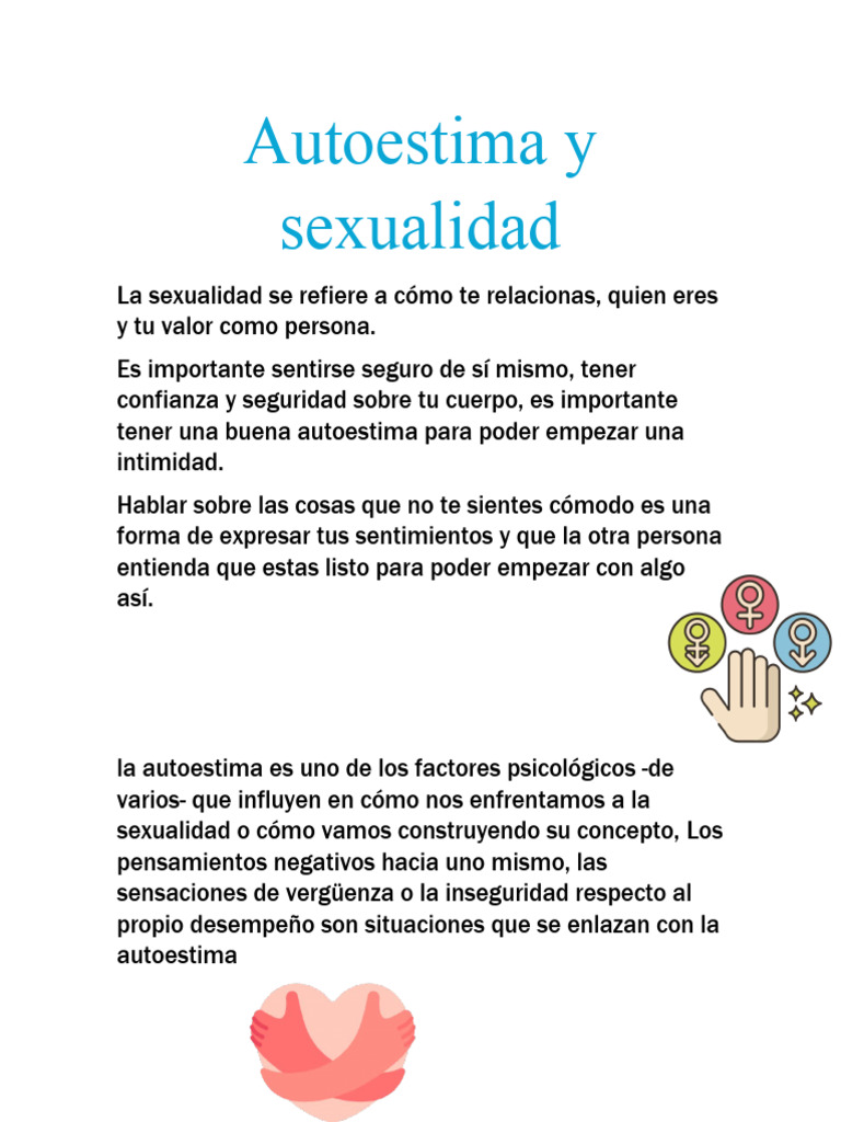 Autoestima y Sexualidad | PDF