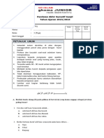 Penilaian Akhir Sumatif Ganjil Tahun Ajaran 2023/2024