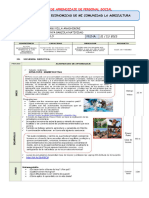 Sesión de Aprendizaje de Personal Social - Actividad Economico Agriculo