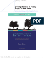 Mastering Competencies in Family Therapy 2e Test Bank