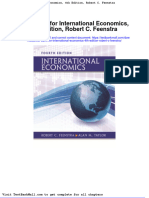 Test Bank For International Economics 4th Edition Robert C Feenstra