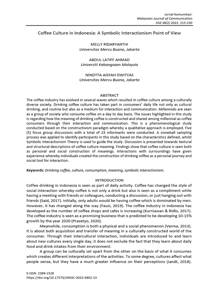 Café en Indonesia | PDF | Constructivism (Philosophy Of Education) | Coffee