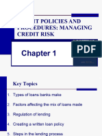 CHAP 1 Lending Policies and Procedures