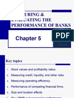 CHAP 5 Measuring and Evaluating The Performance of Banks